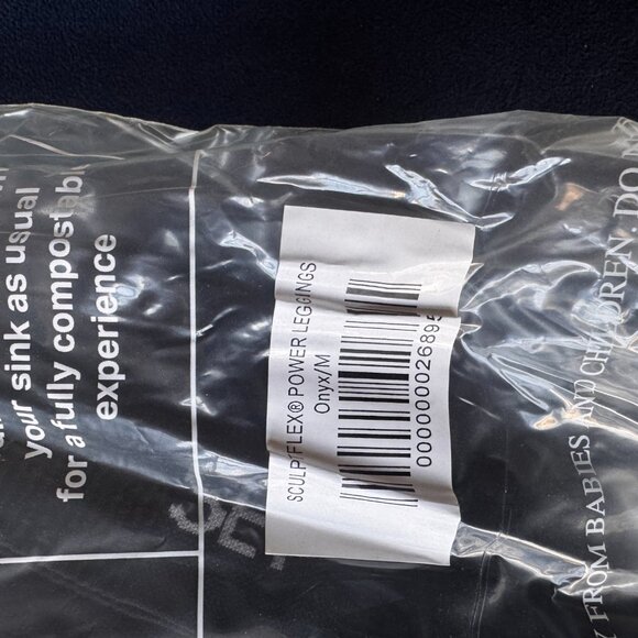 Set Active NWT SCULPTFLEX POWER LEGGINGS - ONYX - M - Picture 3 of 7